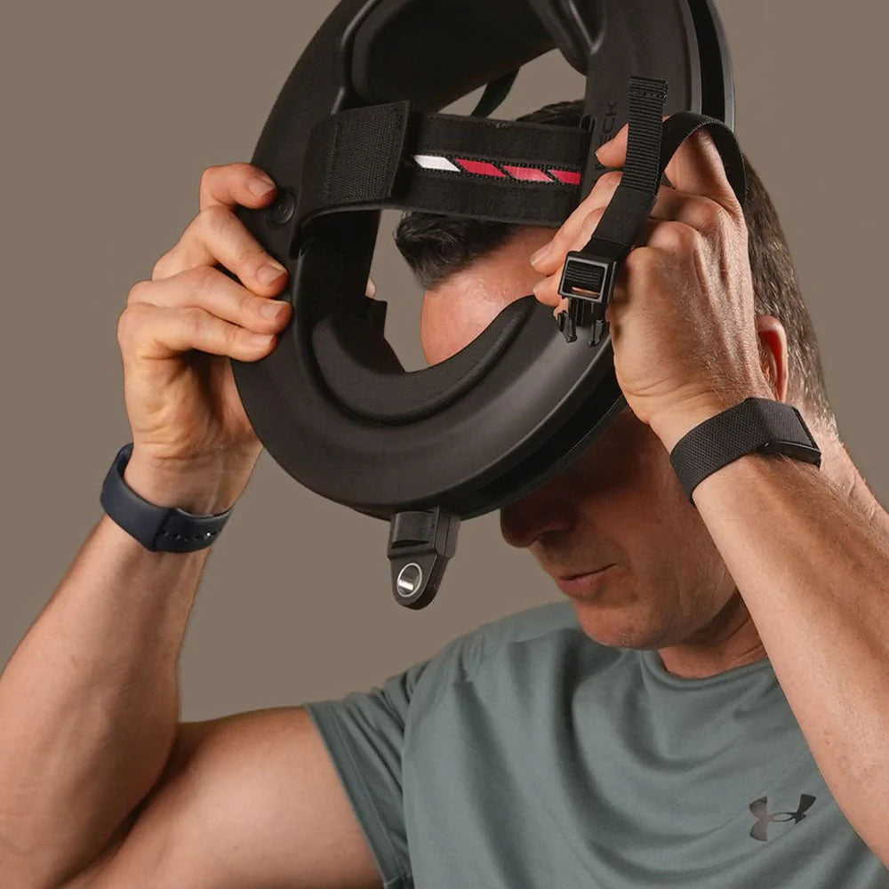 The new Iron Neck 3.0 is 20% smaller than the previous version, 33% lighter and fits more head as the inner halo opening is larger. Its better in every way