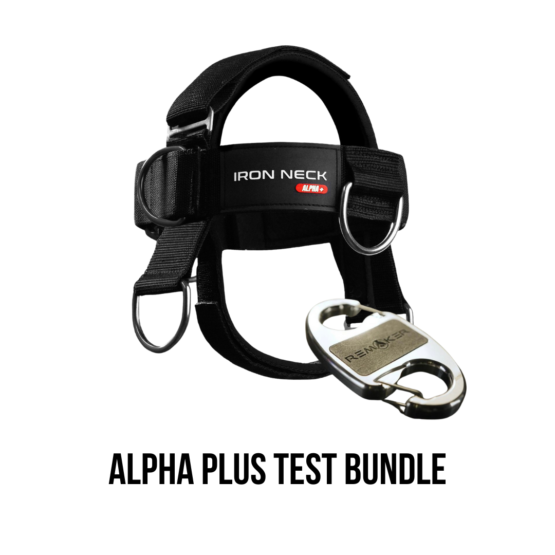 Iron Neck Alpha Plus Head Harness Test Bundle