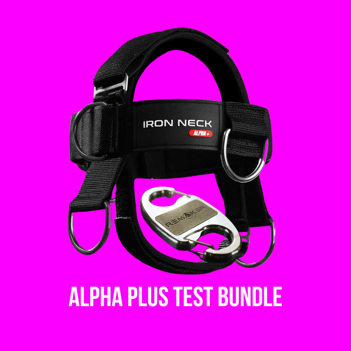 Iron Neck Alpha Plus Head Harness Test Bundle